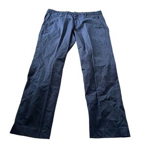 Bonobos Mens Navy Blue Pressed Dress Pants Straight Leg Size 35/30